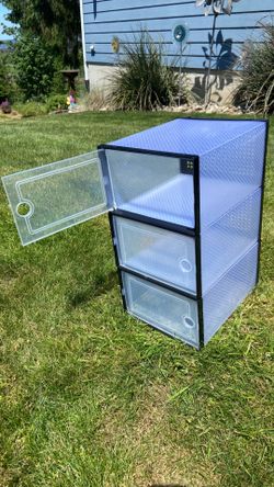 Kuject stackable shoe boxes