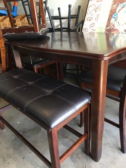 Pubtable 3 chair 1 bench