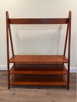 Wood ladder style TV stand 53"x 21". Great condition