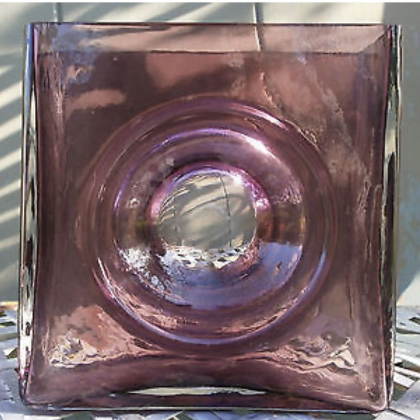 Christian Tortu Diabolo Glass Vase from France for Sale in Palm
