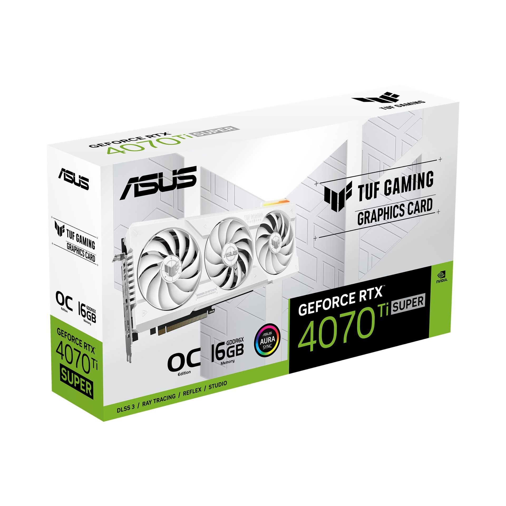 ASUS TUF Gaming GeForce RTX 4070 Ti Super BTF White Edition 16GB Graphics Card