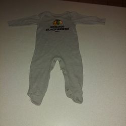 6/9 MONTH CHICAGO BLACKHAWKS REEBOK ONE PIECE 