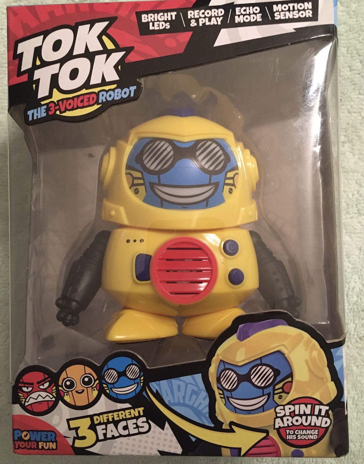 TOK TOK voice changing robot toy