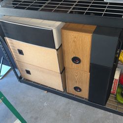 Sony, Jbl, Infinity, Sansui, Dsm, Yamaha Speakers 