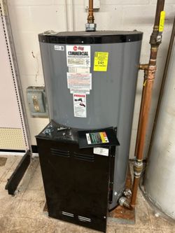 Rheem ES85-9-G – 85 Gallon Commercial Electric Water Heater (Heavy Duty)  Asking $500 firm with local delivery included works good   (retails $4500+ )