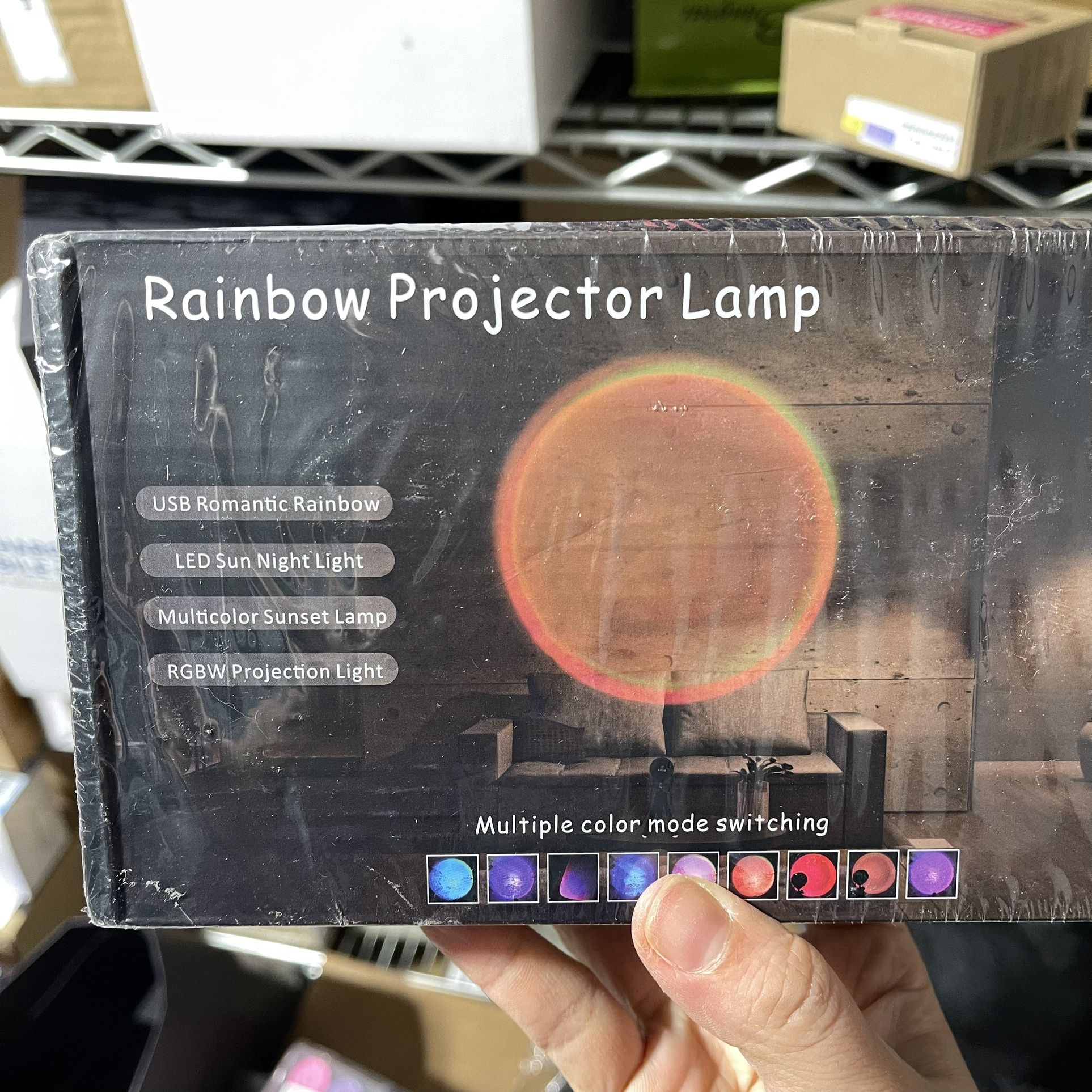 Rainbow Sunset Projector Lamp