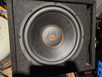 JBL 12" SUBWOOFER 1000watts