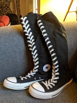 Frisør Styrke Oh Size 8-womens Converse knee-high sneakers for Sale in Lynchburg, VA -  OfferUp