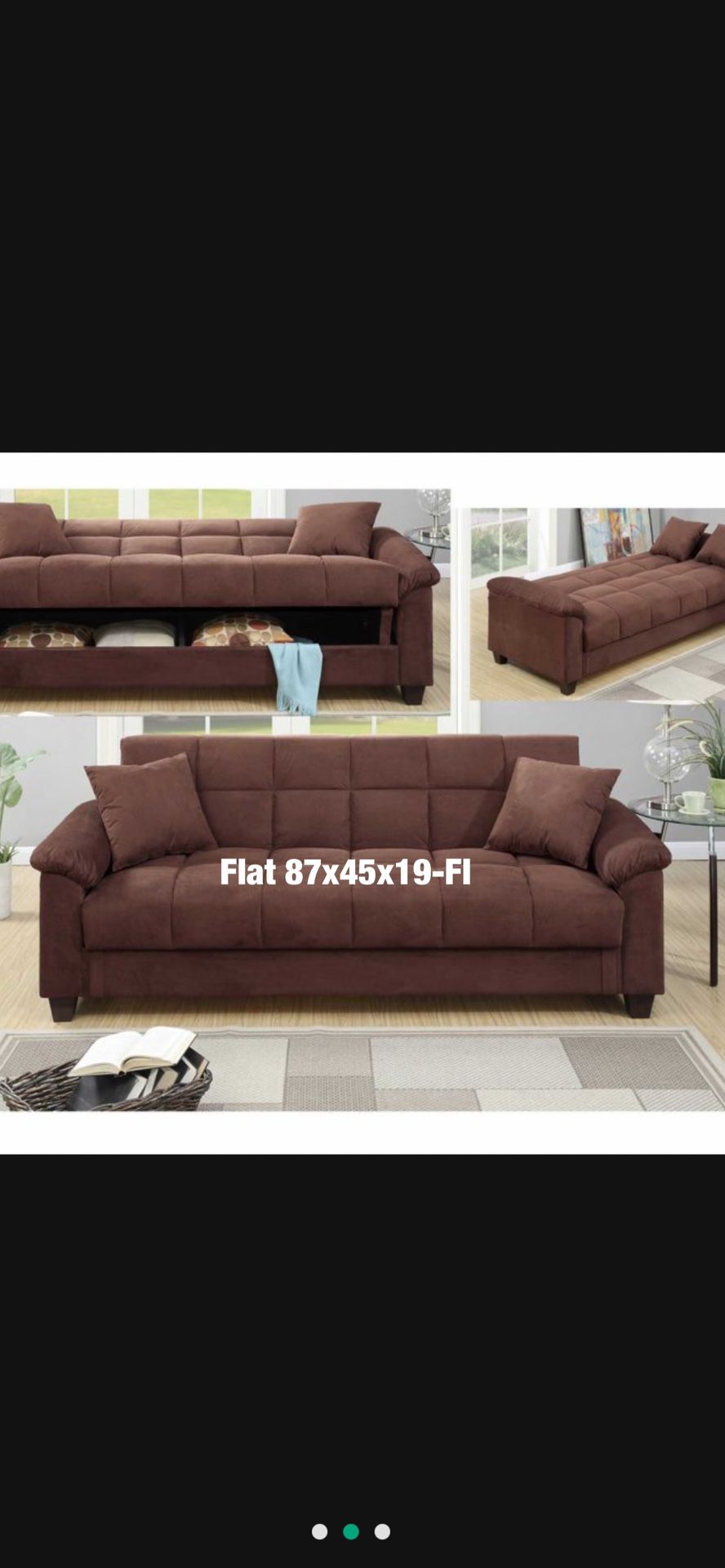 Sofa Bed With Storage Below