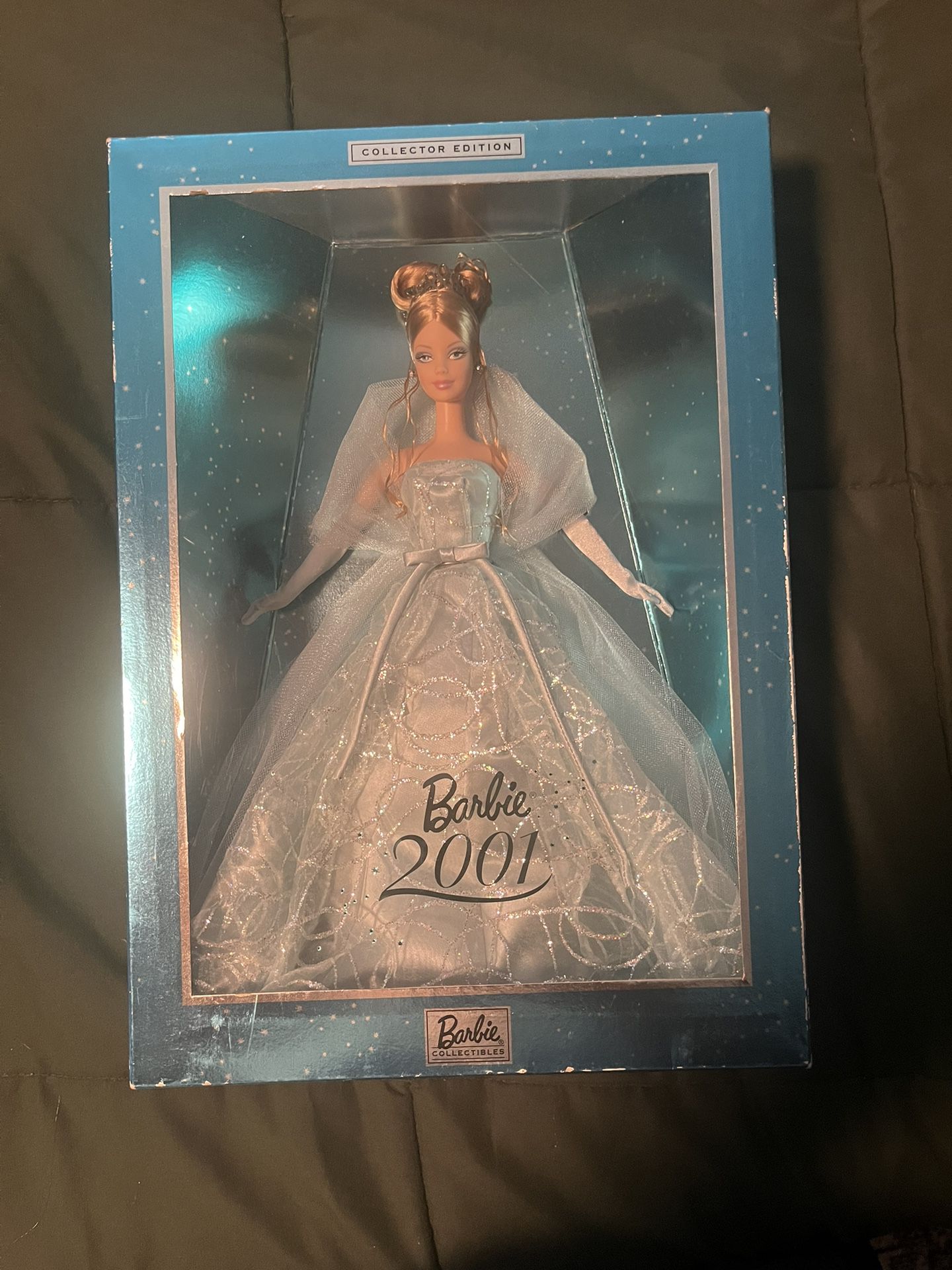 2001 Collector Edition Barbie Doll Mattel #50841 Caucasian Blonde Hair New