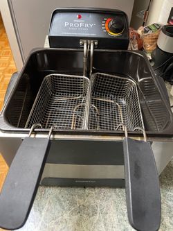 Presto ProFry Deep Fryer with Dual Baskets