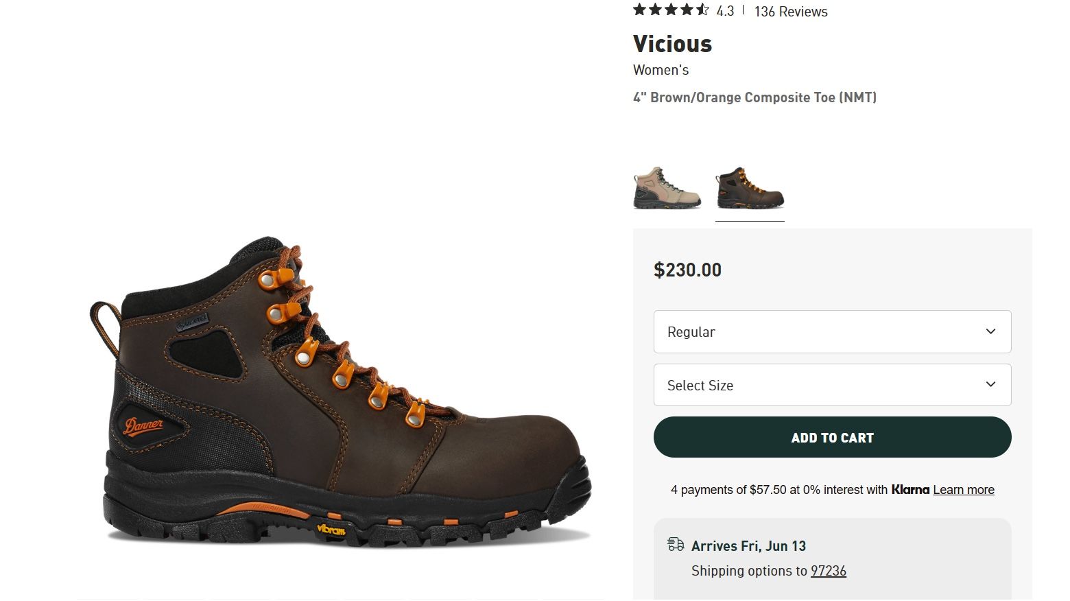 Danner Vicious Boots - Women’s size 7