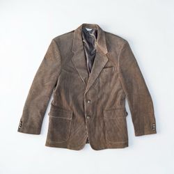 Brown Corduroy Blazer Sport Coat Size 42L