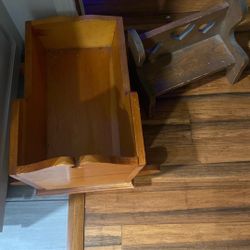 Wooden Toy Crib
