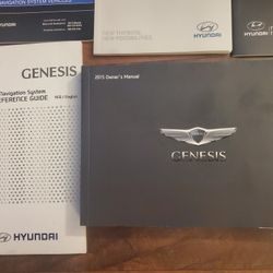 2015 Hyundai Genesis Owners Manual w/ Case OEM Every Original Booklet