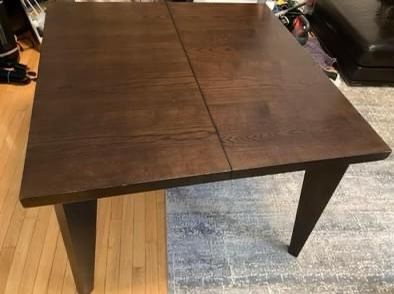 West elm online angled leg table