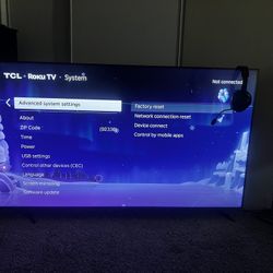 55 Inch TCL Roku Tv