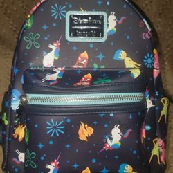 isney Parks Inside Out Loungefly Mini Backpack New W