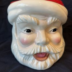 Vintage Santa Claus Cookie Jar (no Lid)