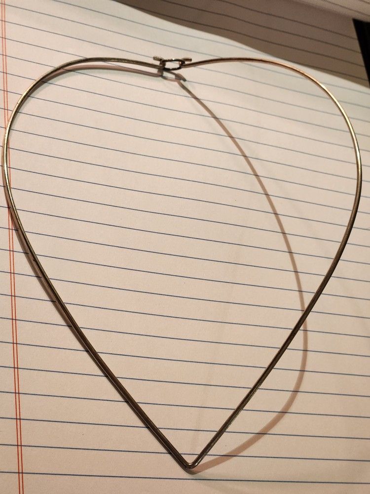 Vintage Sterling V-Shaped Wire Choker