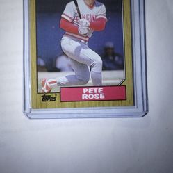 1987 Pete Rose, Topps Card # 200 With Error 
