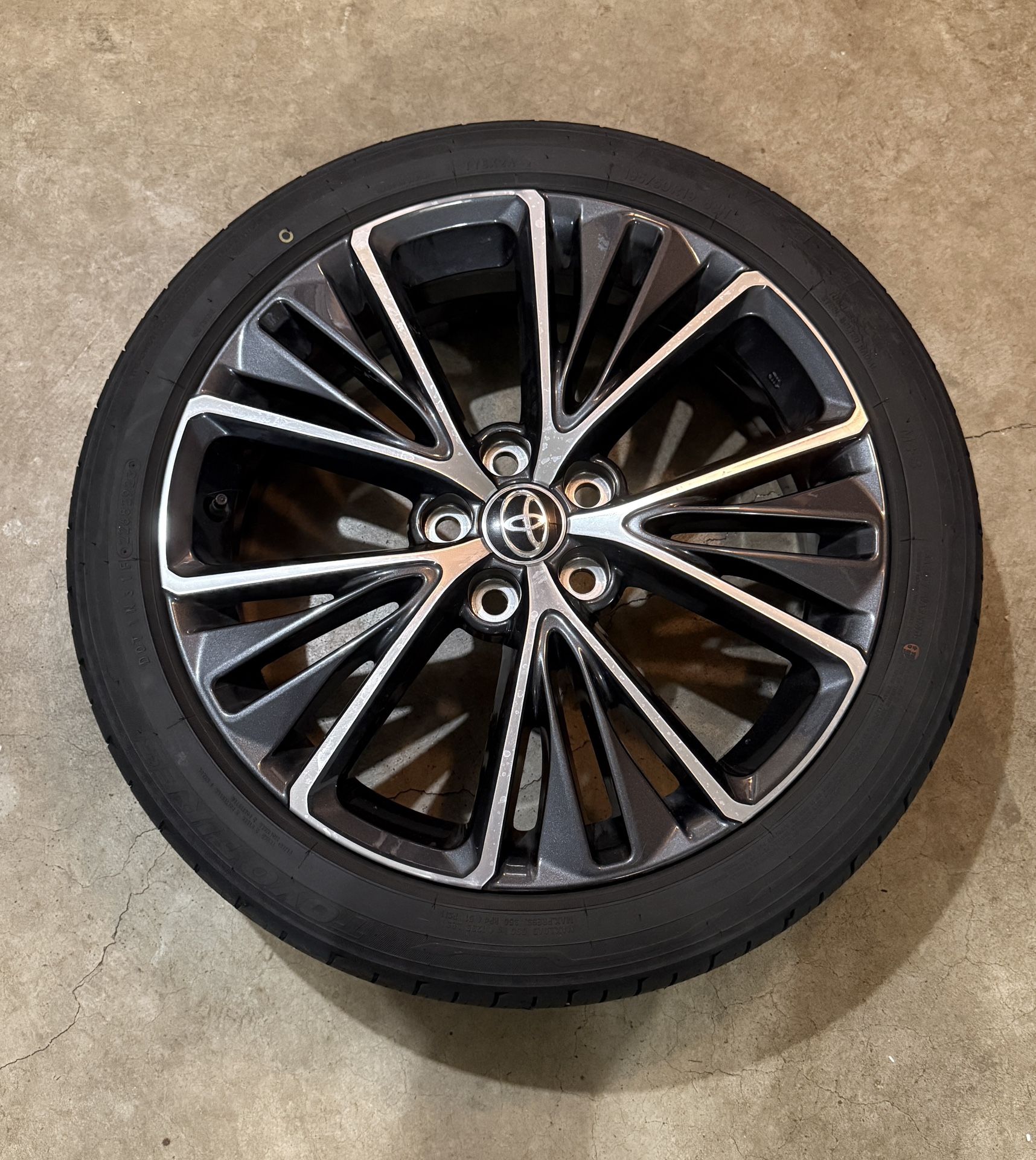 19 Inch Wheels And Tires From 2024 Toyota Prius Limited.