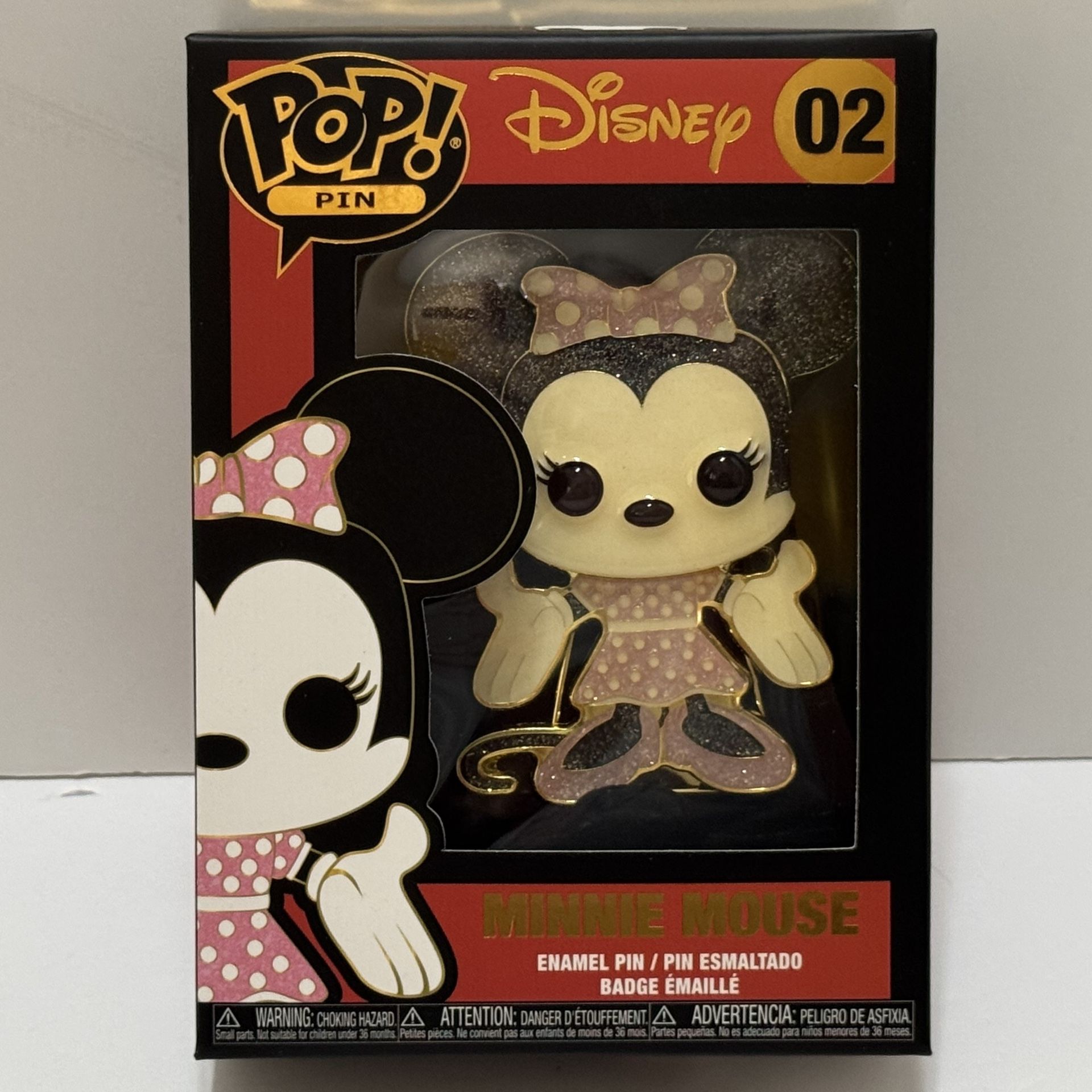 02 Minnie Mouse Funko Pop Pin 2020 Disney 65th Anniversary MIB