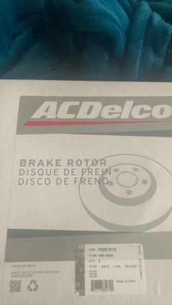 ACDelco Rear Brake Rotor