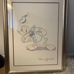 Disney Store Donald Duck Print