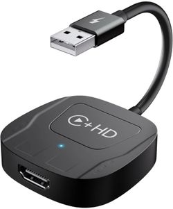 Wireless CarPlay Adapter for Apple,Plug and Play CarPlay Wireless Adapter with HDMI Input for Fire TV Sticks and Game Consoles,Fit for Cars with Facto