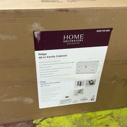 Home Decorators Collection Ridge 48 in. W x 22 in. D x 34 in. H Bath Vanity Cabinet without Top in White