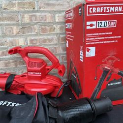 CRAFTSMAN 450-CFM 260-MPH Corded Electric Backpack Leaf Blower & Mulcher