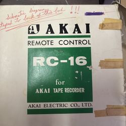 Akai Remote  Control