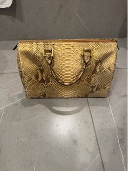 H Adela Korean Authentic Snake Skin Purse Bag with Strap