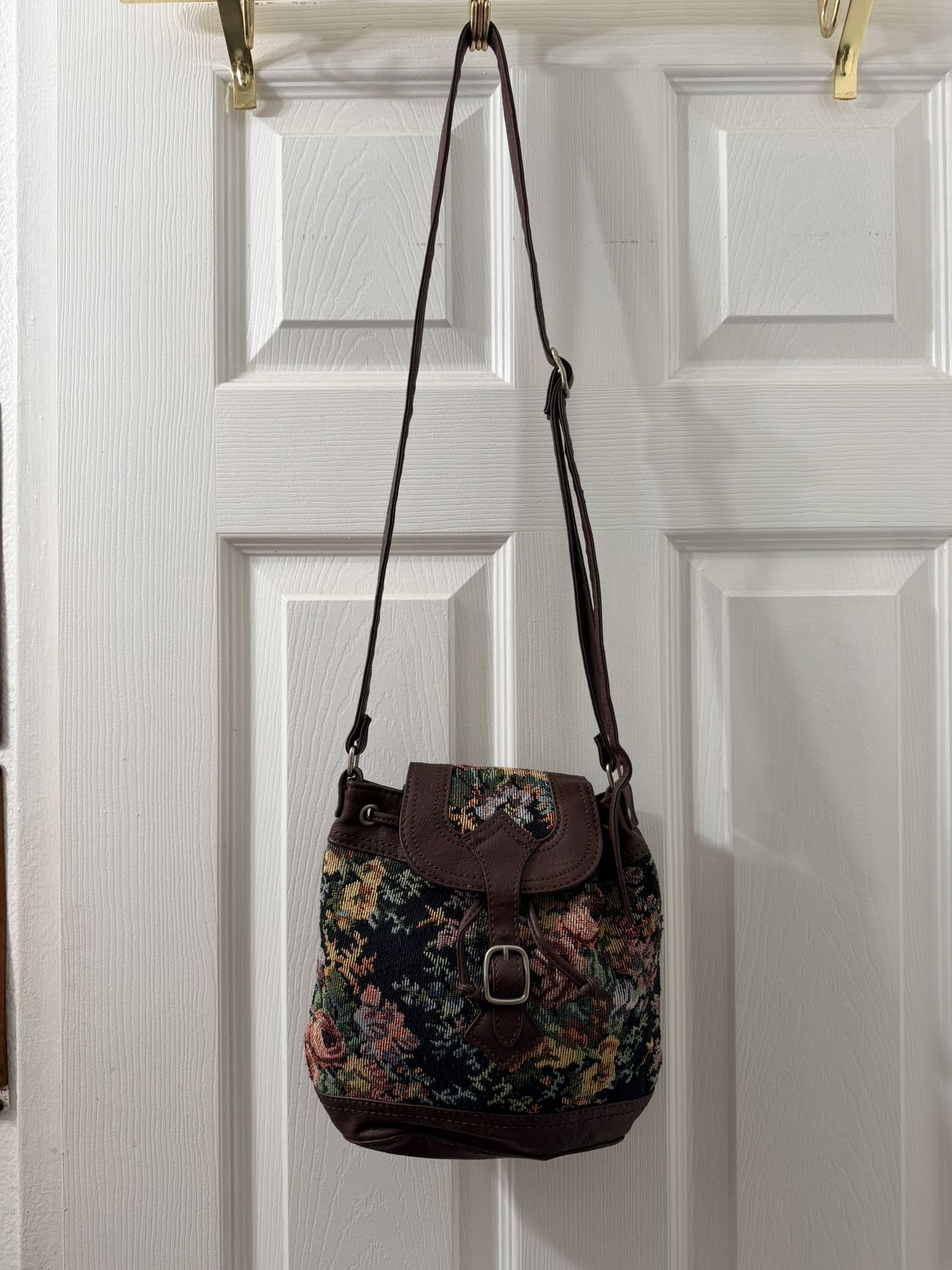 Floral Tapestry Mini Purse