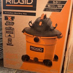 Ridgid New Vacuum 16 Gallons 