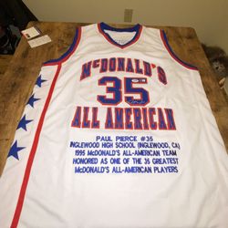 Paul Pierce Signed All American Mcdonald’s Jersey