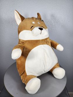 20" LARGE Livheart Chubby Sitting Shiba Dog Plush