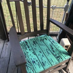 Reclaimed Vintage Wood Rocker
