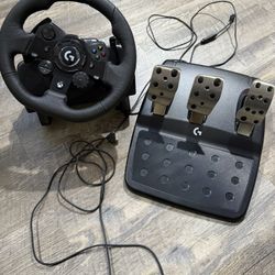 Logitech G923 Steering Wheel And Pedal 