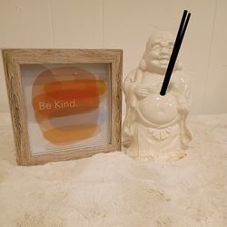 Cute Buddha Incense Holder And A Be Kind Picture 
