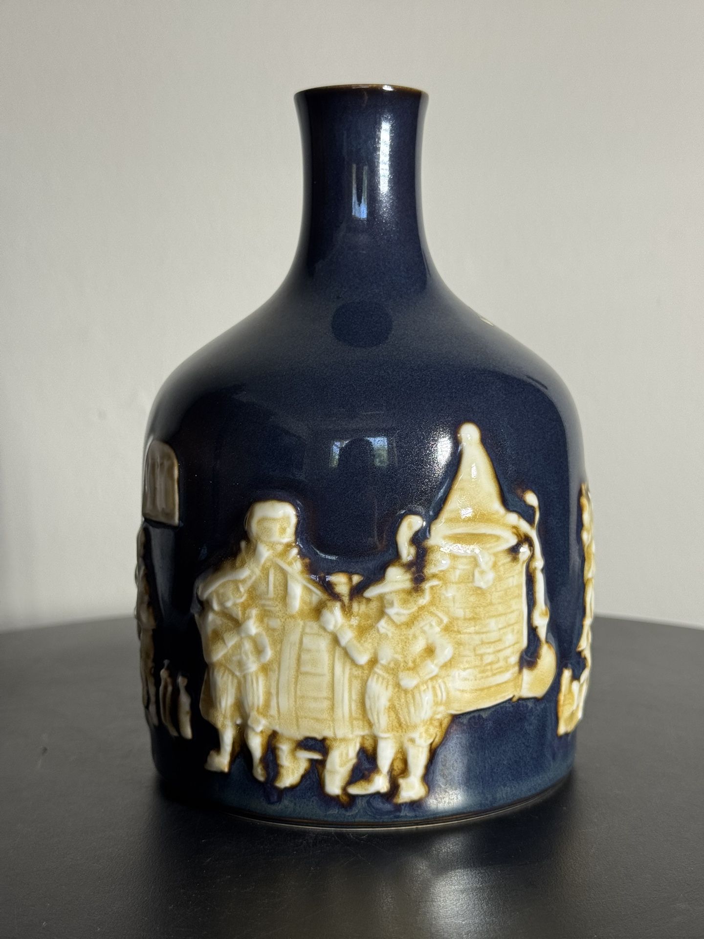 Rare Suntory The Whiskey Arita Wear Ceramic Pottery Empty Bottle From Japan