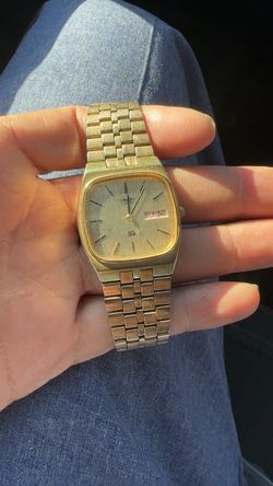 Seiko SQ Quartz Gold-Tone Dress Watch