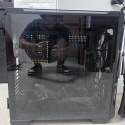 LIAN LI LANCOOL 215 E-ATX PC Case, RGB Gaming Computer Case Features High Airflow with 2x200mm ARGB Fans & 1x120mm Fan Pre-Installed and Mesh Front Pa