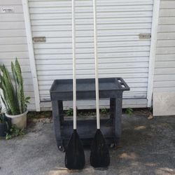 Pair Of Aluminum Boat Paddles!!!