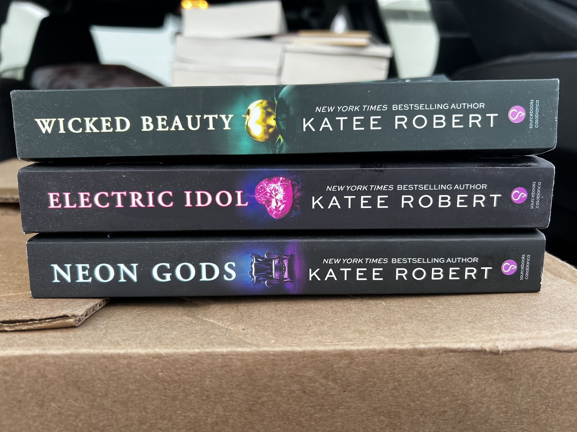 Katie Robert’s Neon Gods Paperback Books 