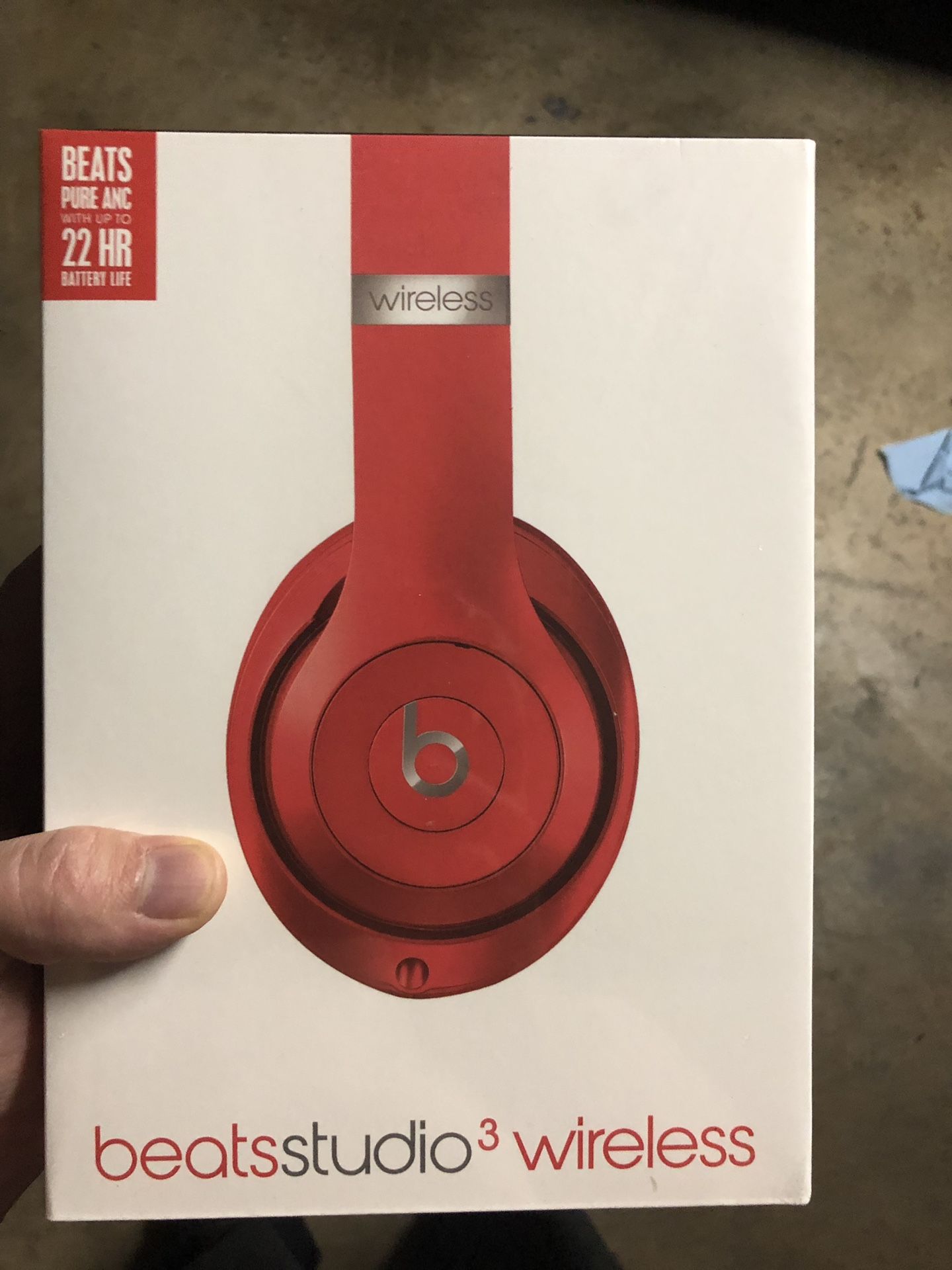 Red beats studio 3 wireless