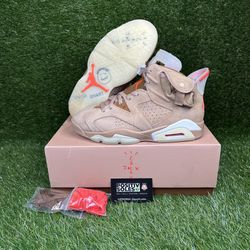 Travis Scott Air Jordan 6 British Khaki  