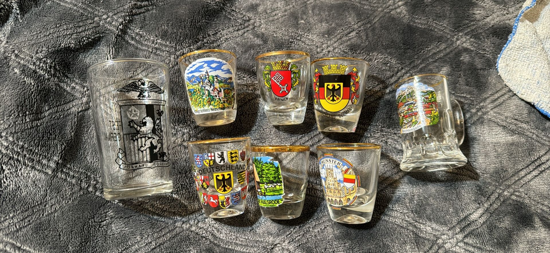 Antique German Shot Glasses
