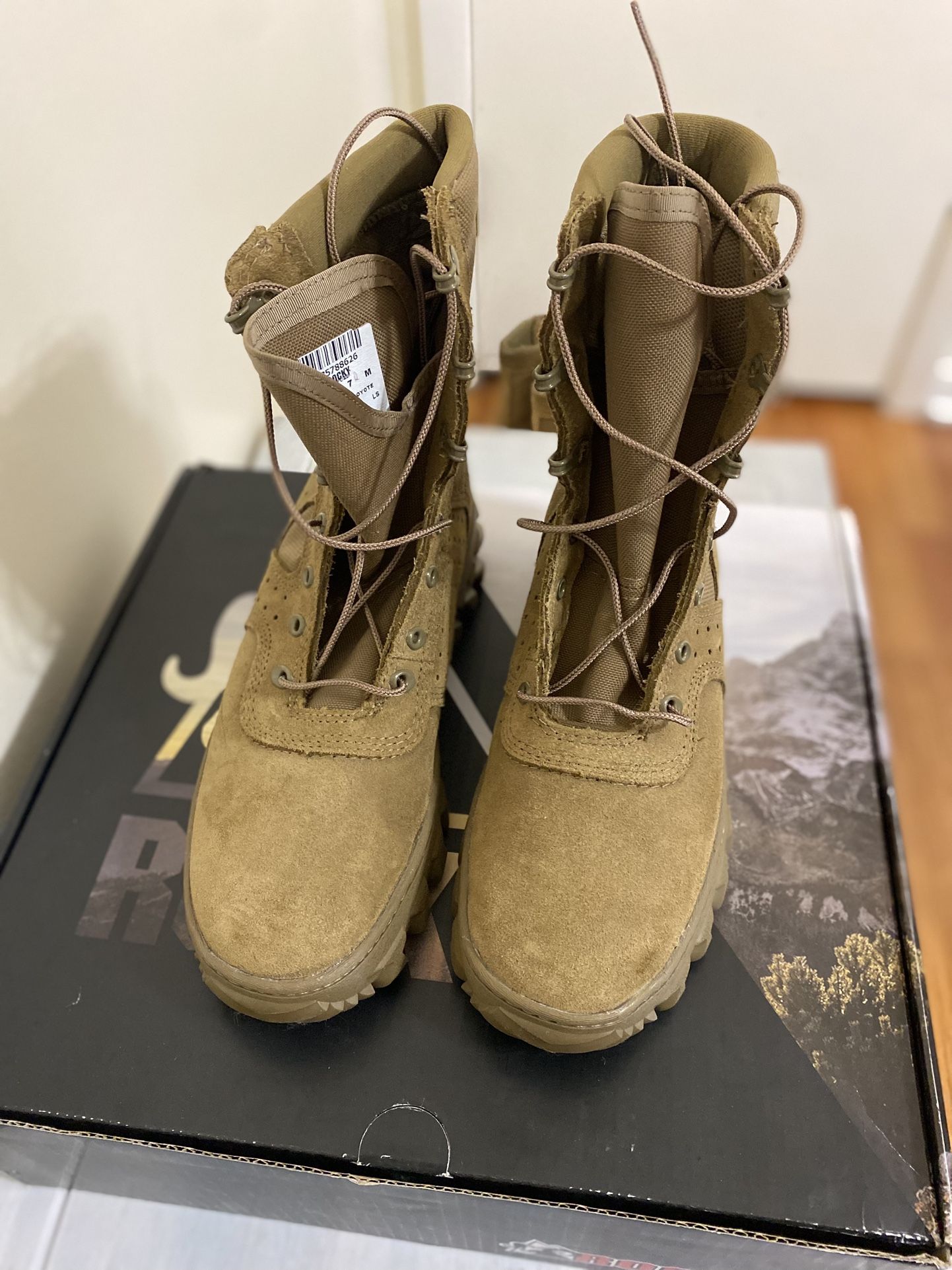 7M, Rocky S2V Special Ops Coyote military boot